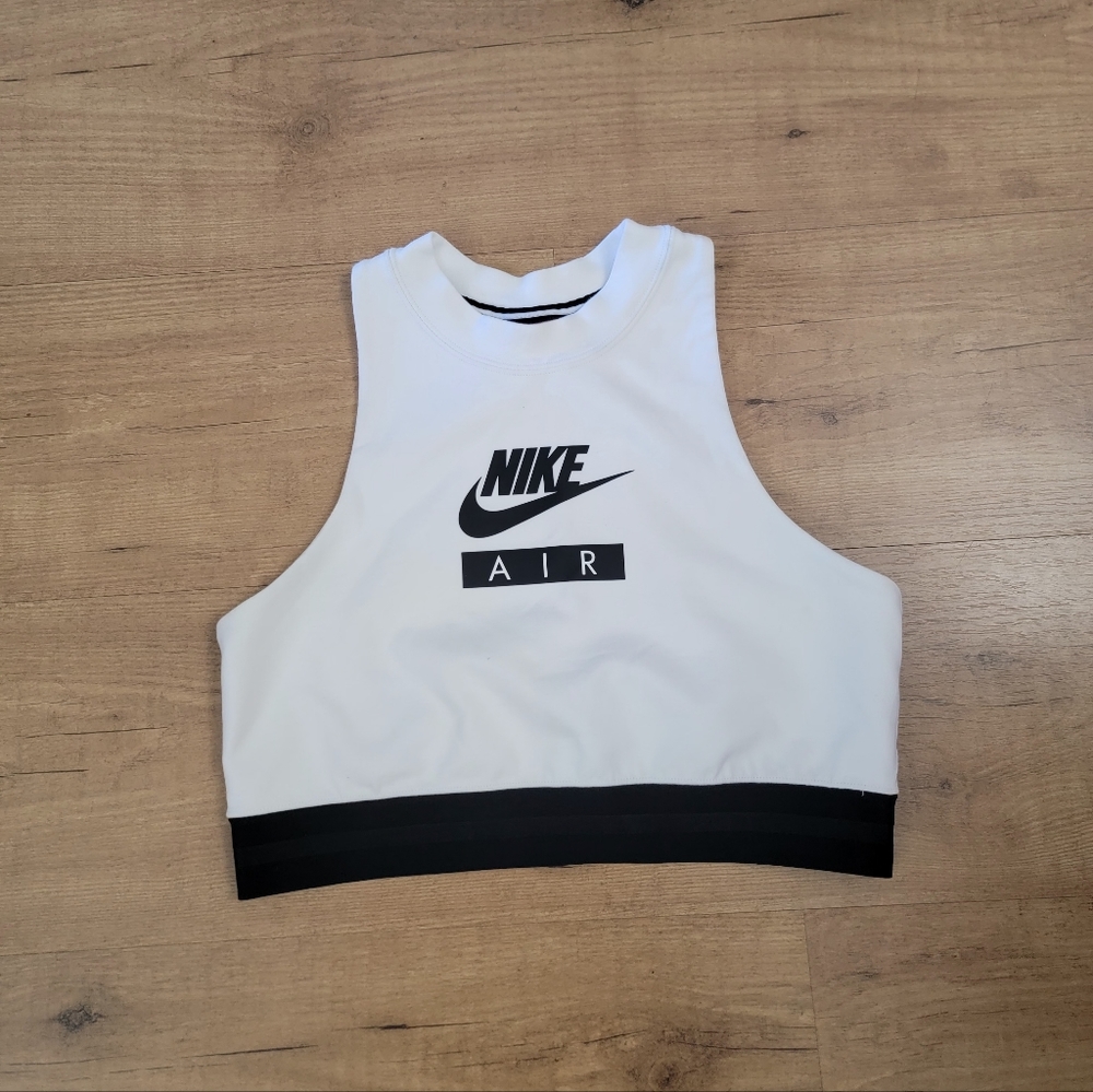 Nike Air Sports Bra High Neck Racerback Medium Impact